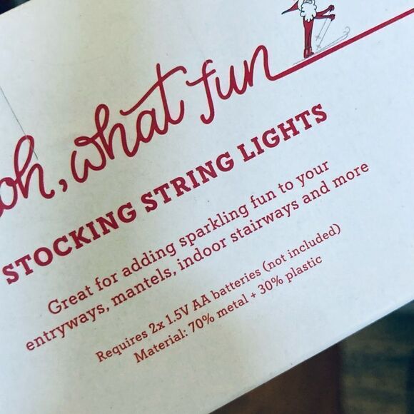 Christmas Stocking String Lights Decor - Picture 3 of 3